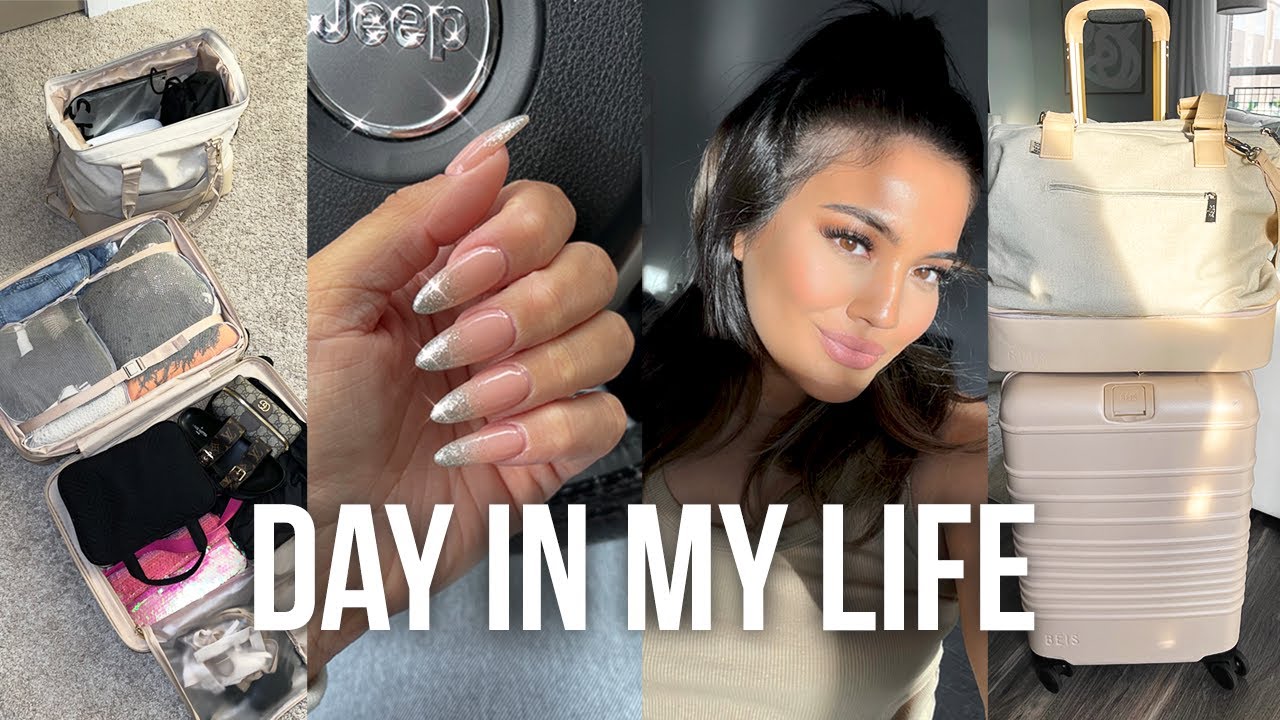 pack + prep with me for vegas! beauty errands, packing tips, last minute target travel pickups