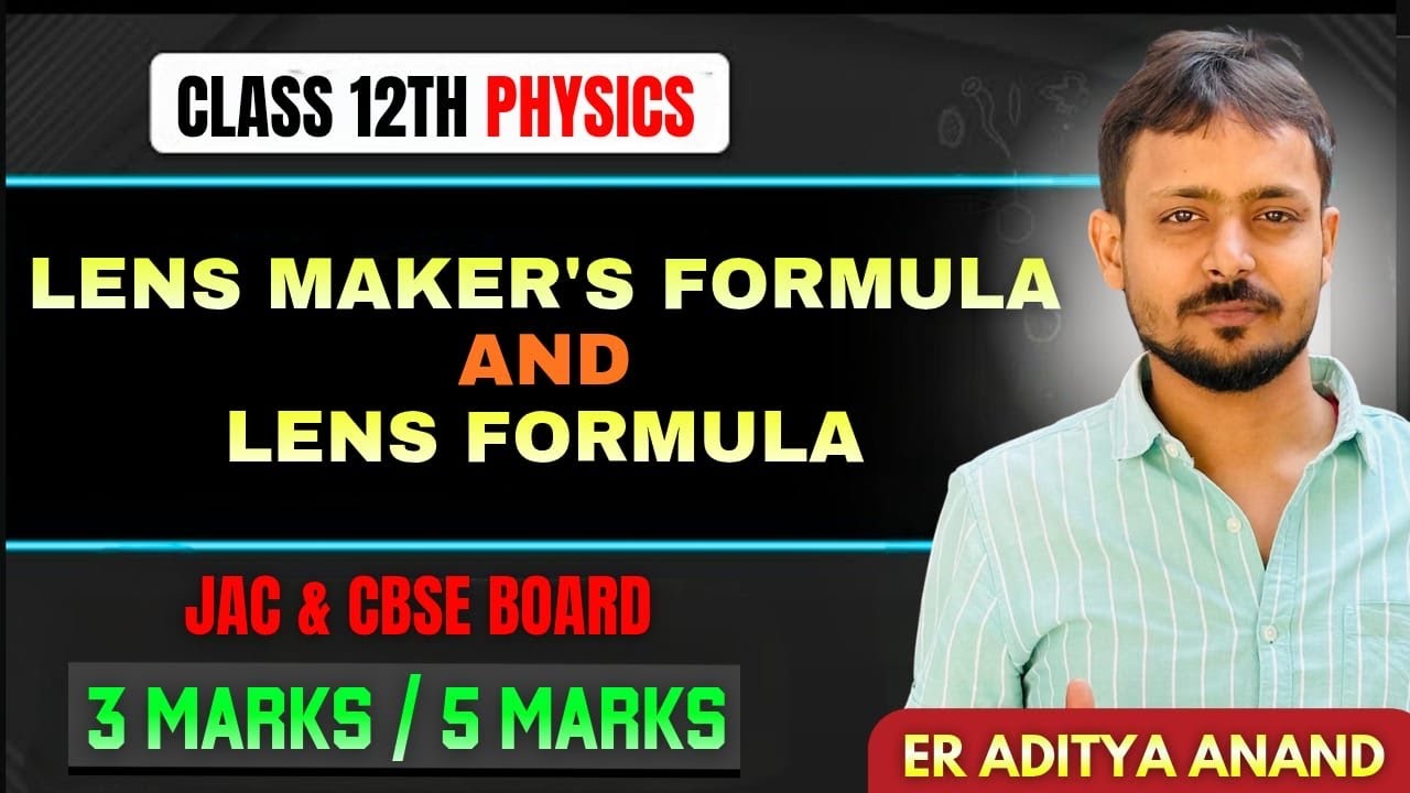 Lens Maker's Formula and Lens formula