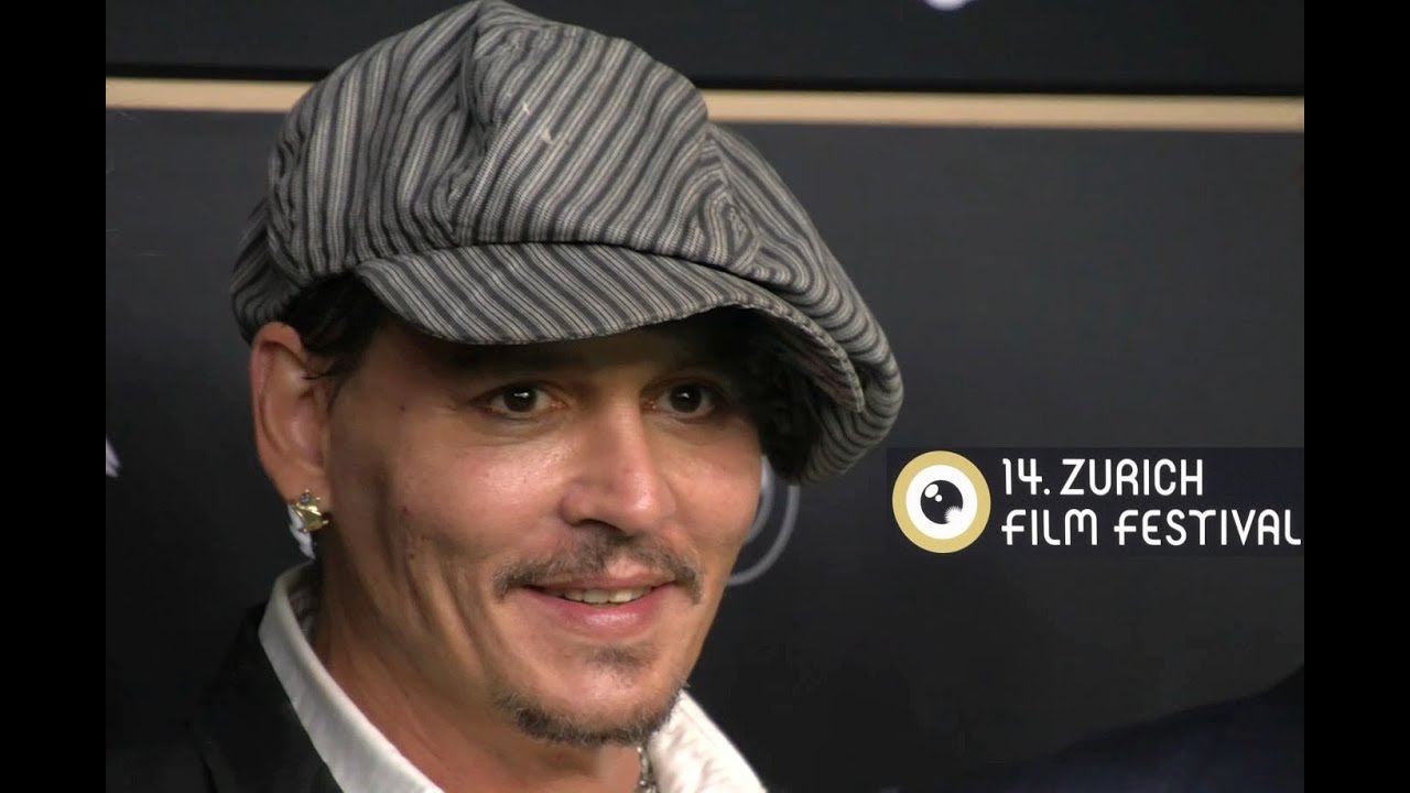 JOHNNY DEPP at the Zurich Film Festival 2018 Green Carpet for 'Richard Says Goodbye' World Premiere