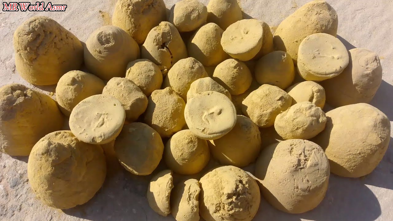 New bombastic💣 masterpiece🔥 yellow mud dirt dry crumbling💣 @MrVlogAsmr @mrworldasmr19 