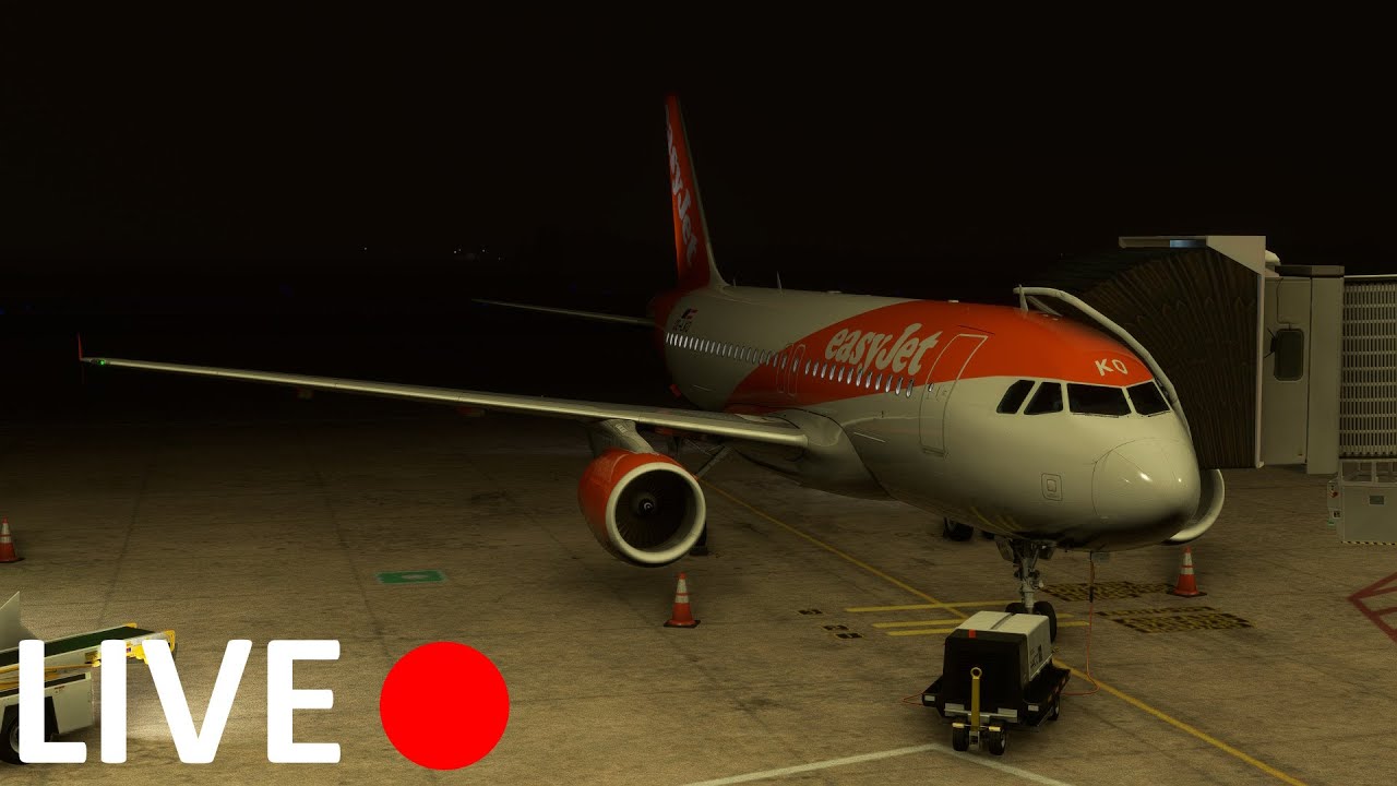 Microsoft Flight Simulator 2020 LIVE/ FENIX A319-111 easyJet realops! A320geeks LIVE!