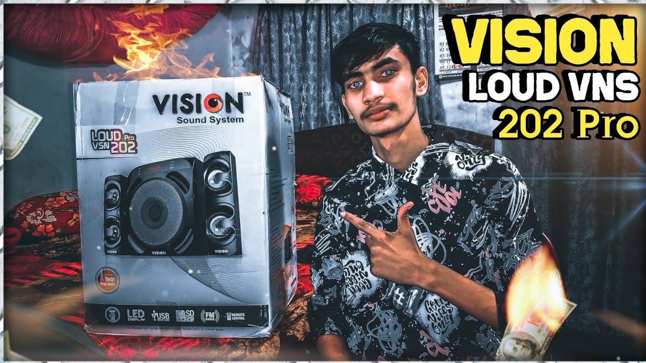 Vision Loud Vns 202 Pro ( Unboxing &  Review ) in Bangla | TECH STROK