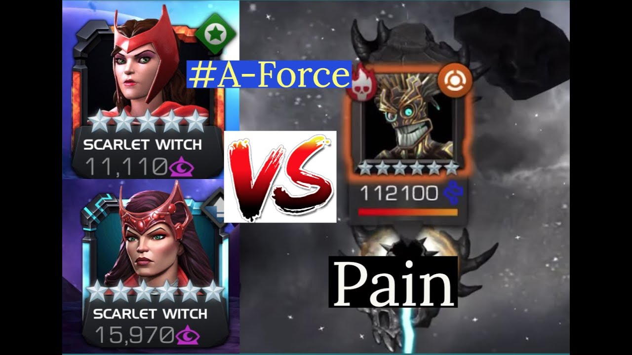 Wanda Maximoff and Scarlet Witch Takes Painful Warlock