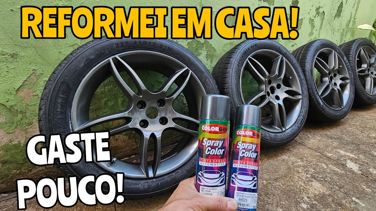 Fiat Stilo Sporting | REFORMANDO RODAS ARO 17 EM CASA! | FAÇA VOCÊ MESMO!