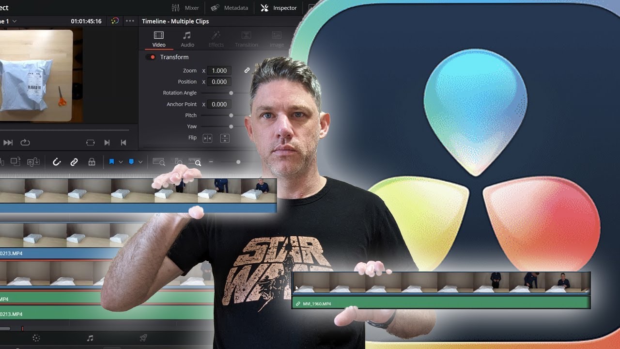 Auto Align Clips in DaVinci Resolve: Even Your Grandma Can Do It