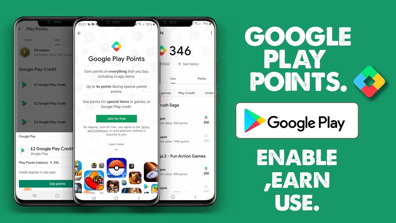 Google Play Points: активируйте, зарабатывайте и используйте