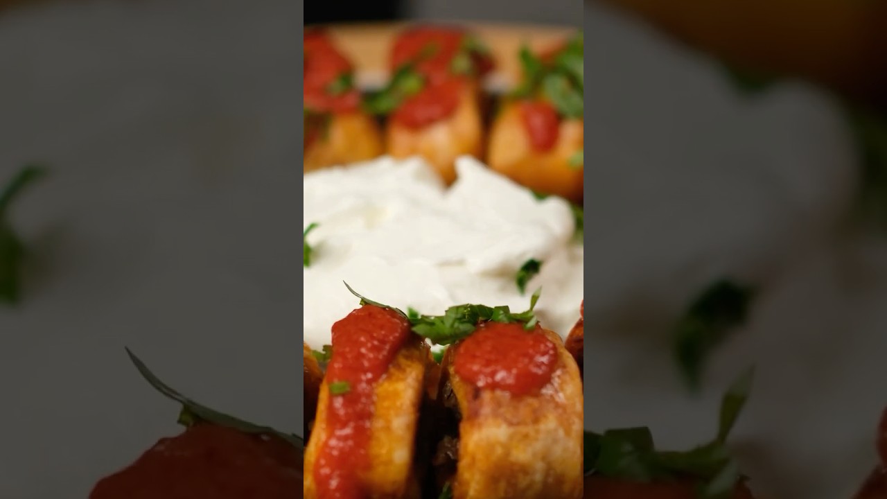 Perfectly Crispy Turkish Beyti Kebab | ASMR Cooking