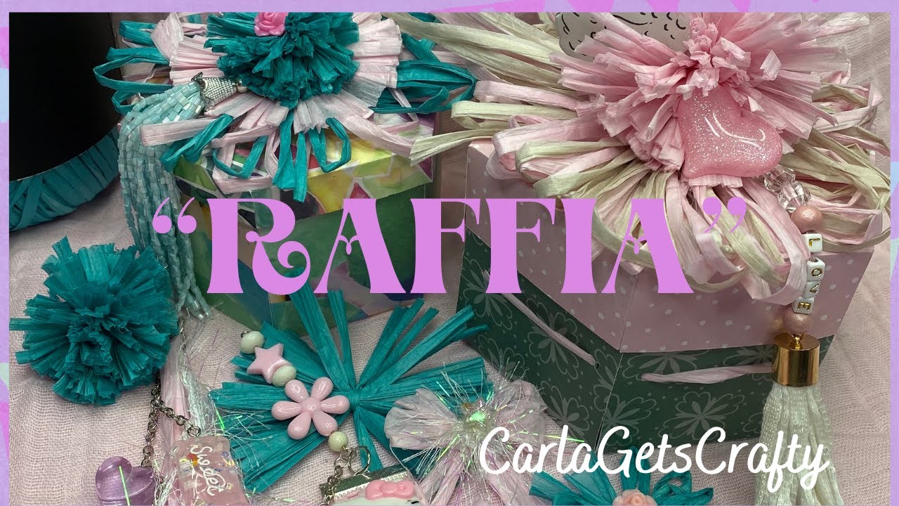 RAFFIA embellishments!!
