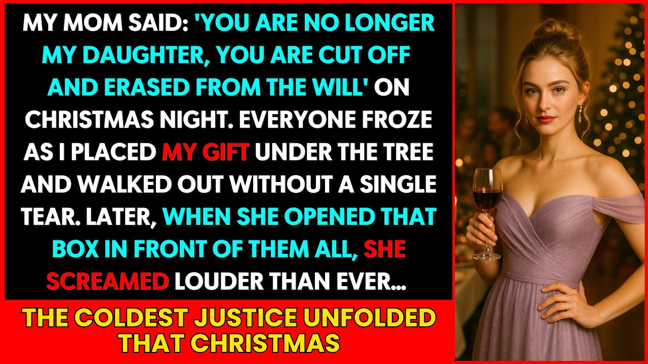 At Christmas Dinner, My Mom Said 'You're Not On The Will Anymore'-My Revenge Gift Changed Everything