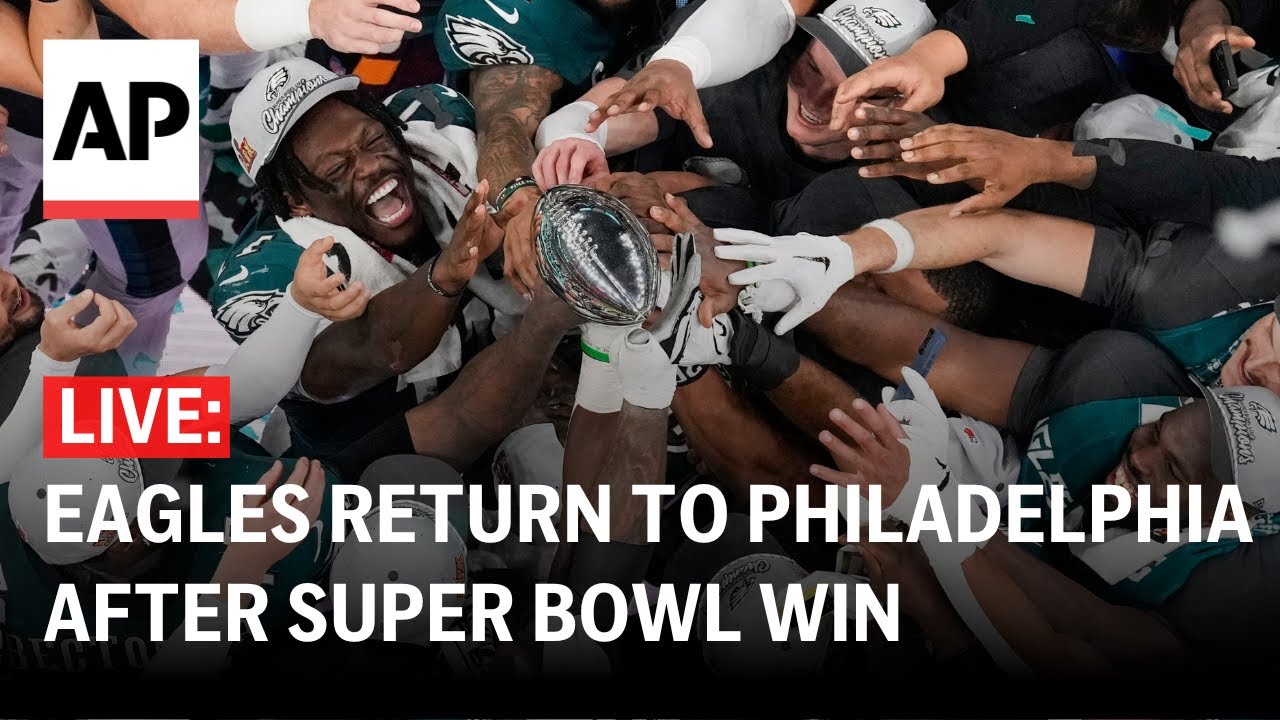 LIVE: Eagles return to Philadelphia after Super Bowl win