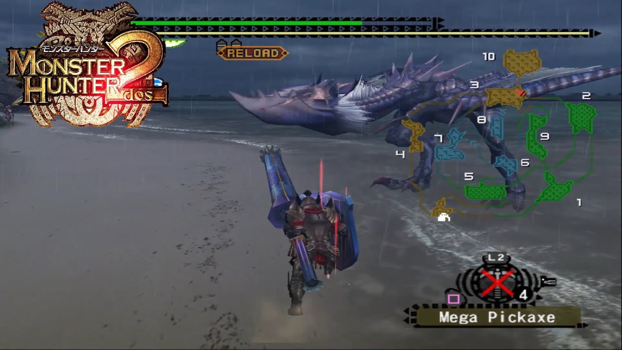 (PS2) MH2dos Extra Quest - Garuga | Gunlance