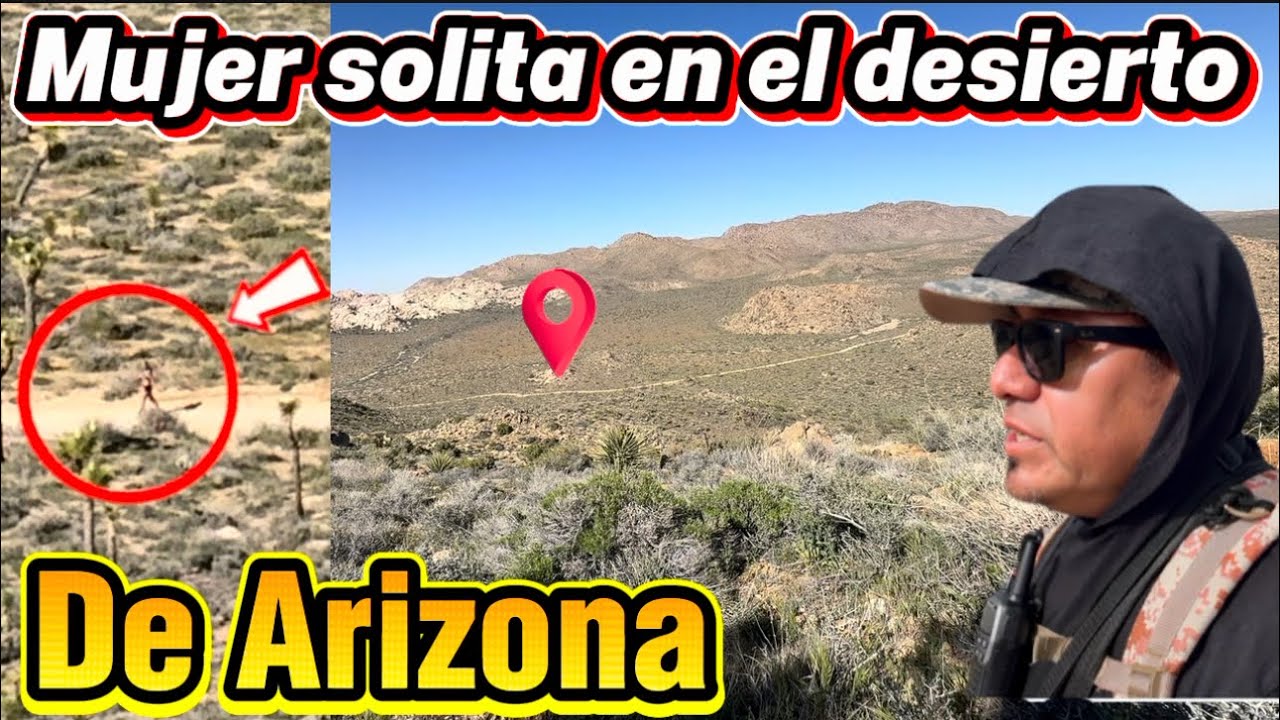 Mujer solita en el desierto de Arizona 😱