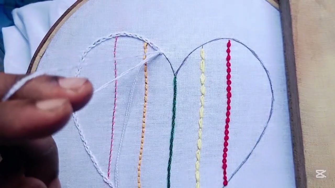 Basic Embroidery Stitches for Beginners | Part 1 | Running, Chain, Back Stitch Tutorial