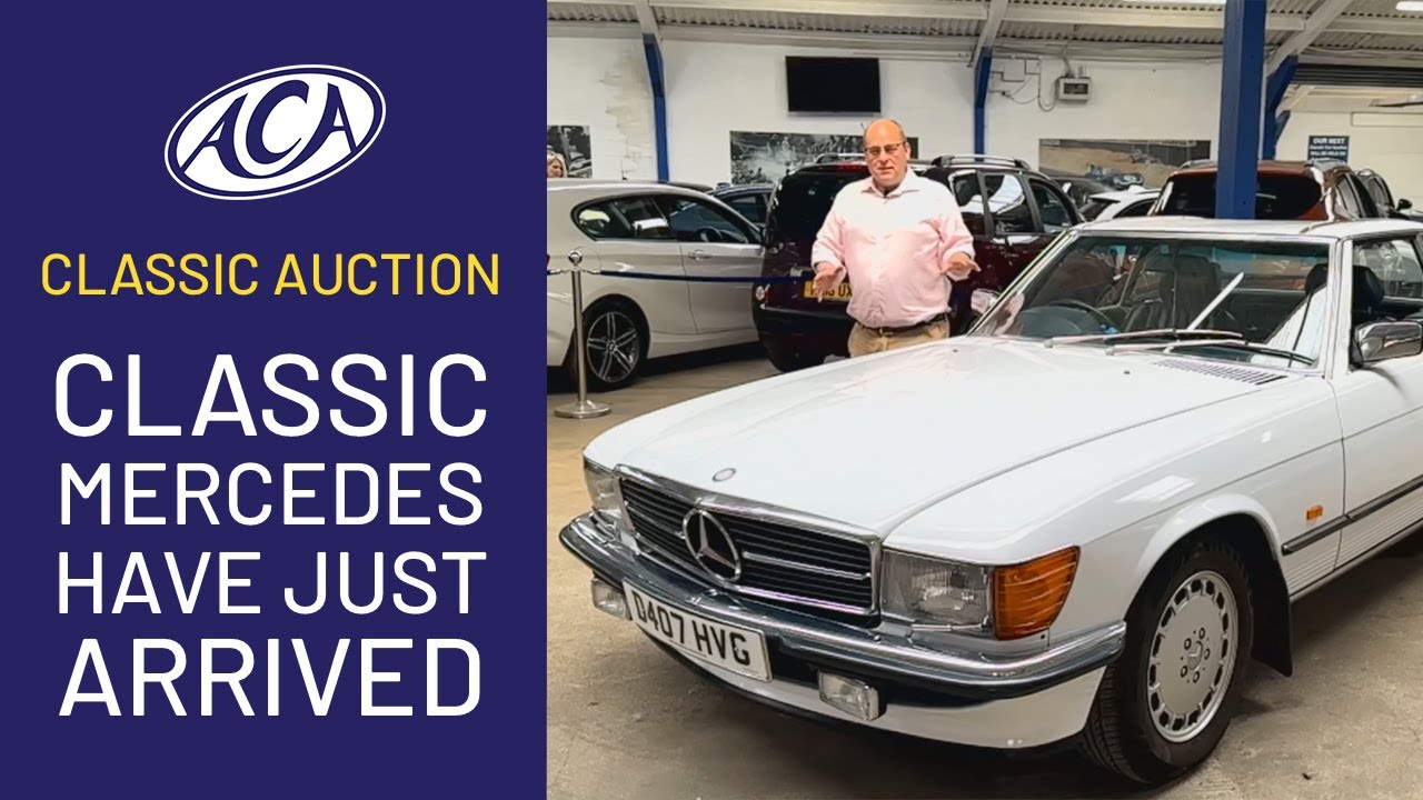 🌟 #ClassicMercedes Arrive at Anglia Car Auctions 🌟