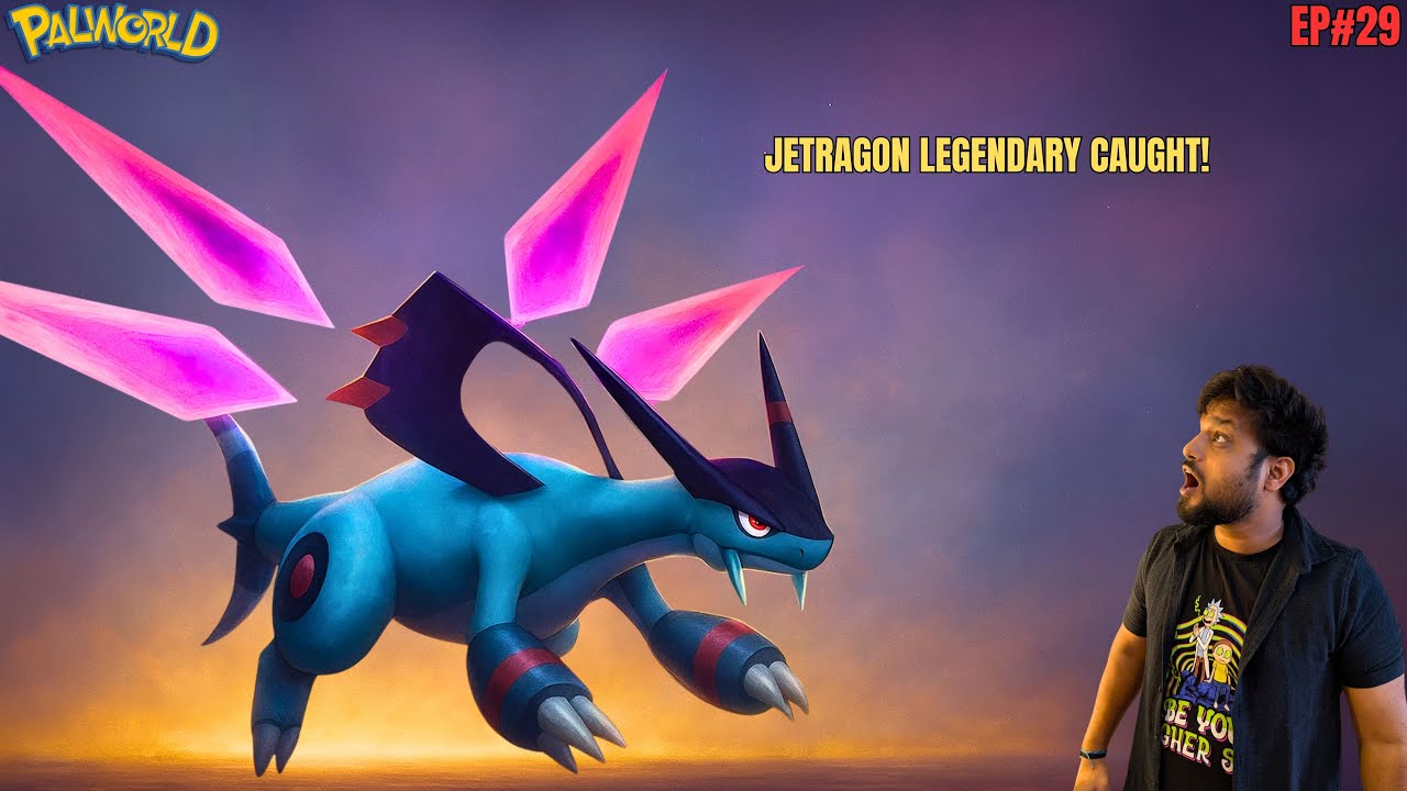 🚀 LEGENDARY JETRAGON CAUGHT! 😱 New Island Adventure + Rare Pals Hunt | Palworld Ep 29