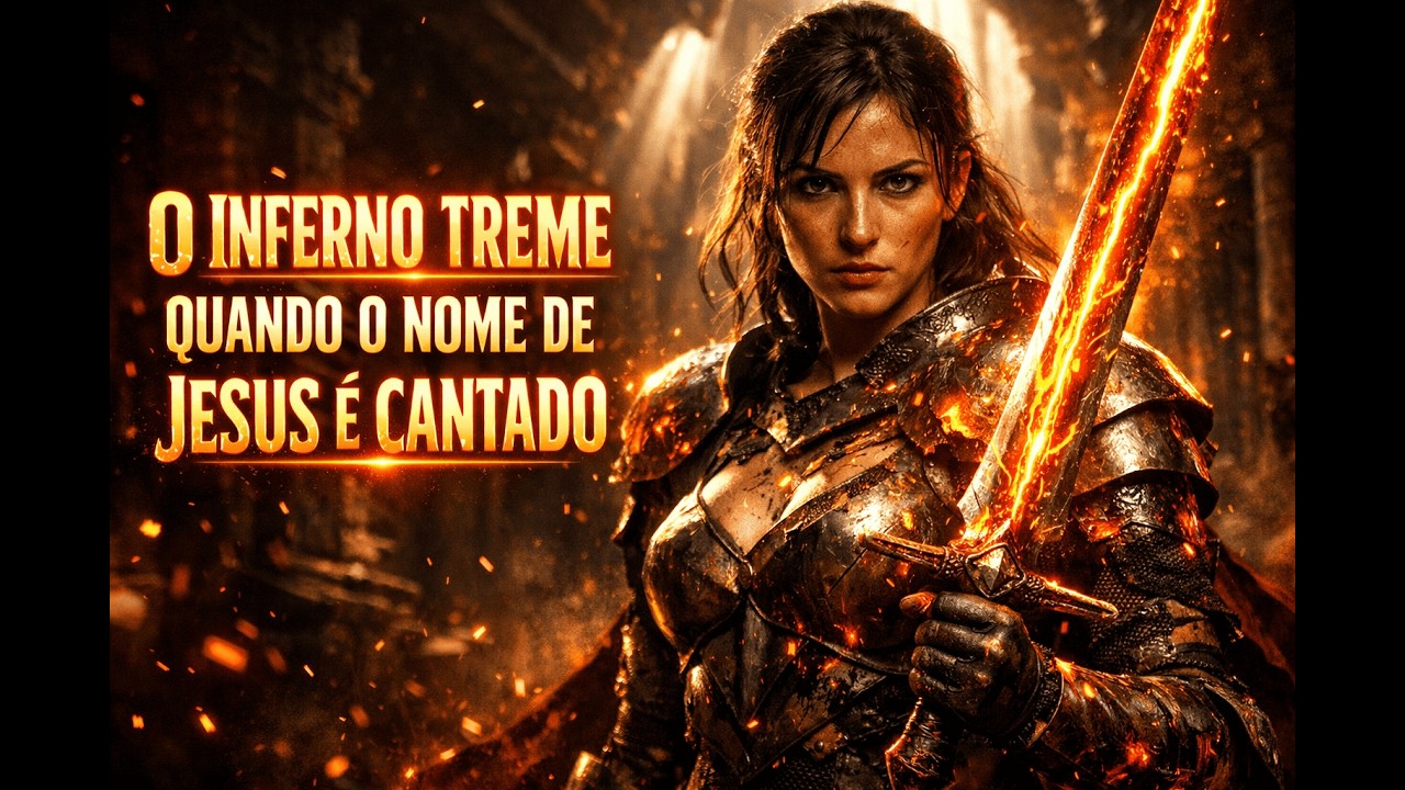 SOM DO CÉU – O Inferno Treme Quando o Nome de Jesus é Cantado | Música Gospel de Louvor e Adoração