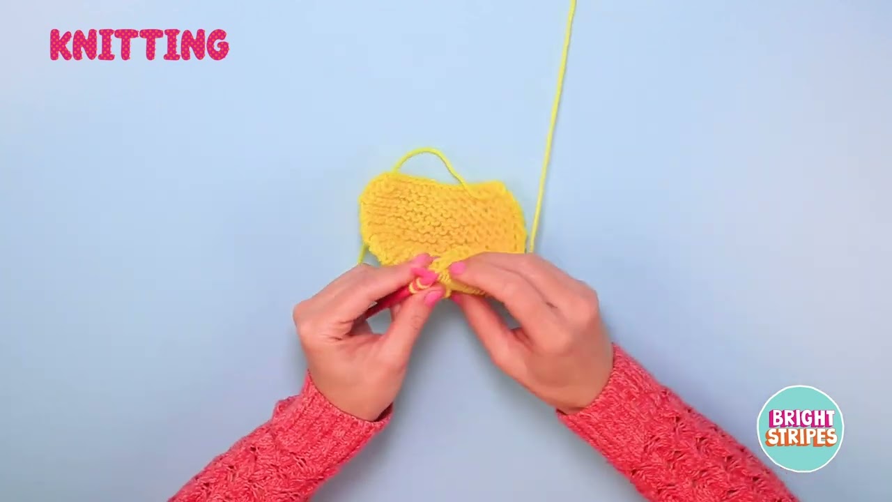 Bright Stripes: How to Knit: The Basics for Righties