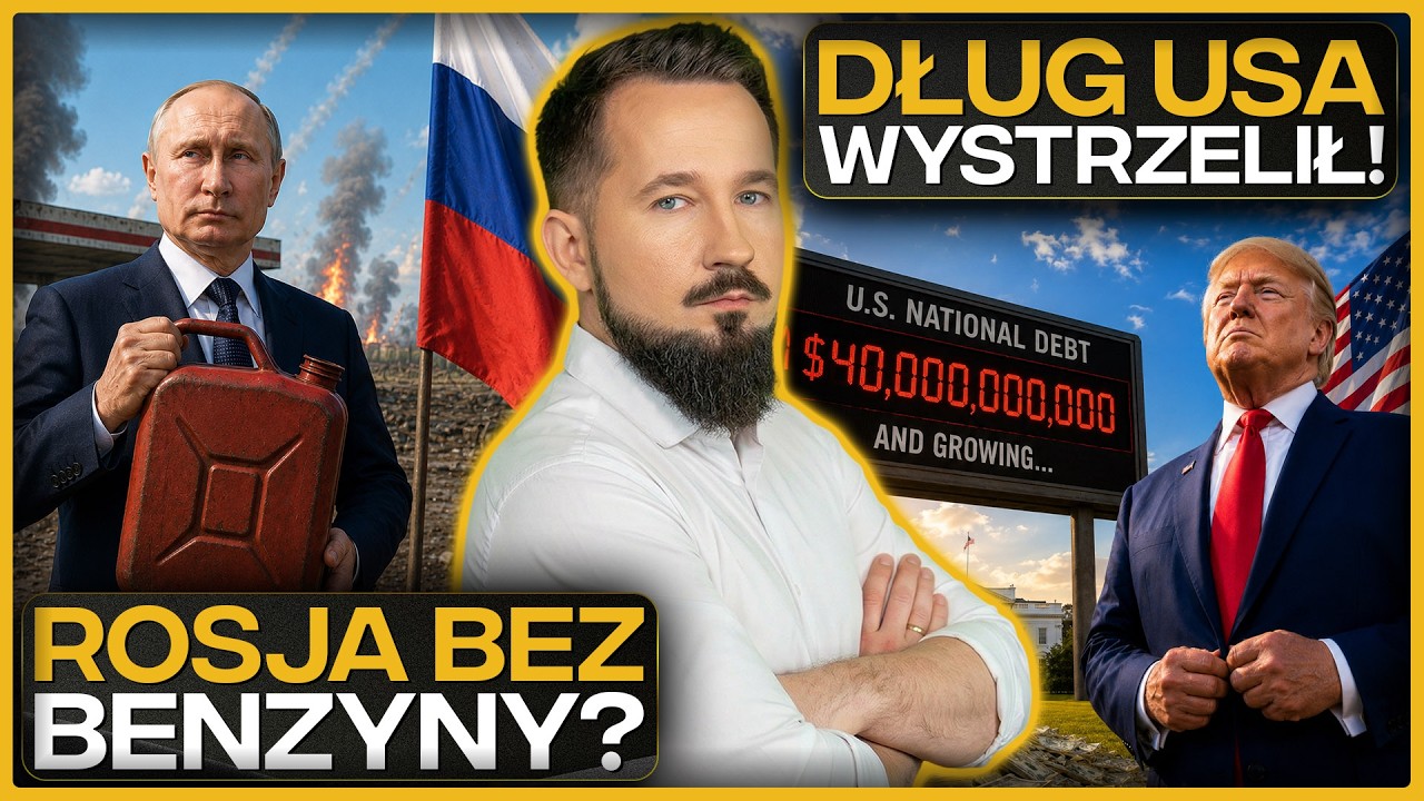 KRYZYS w ROSJI, DŁUG USA EKSPLODUJE, a POLSKA AWANSUJE! #BizWeek