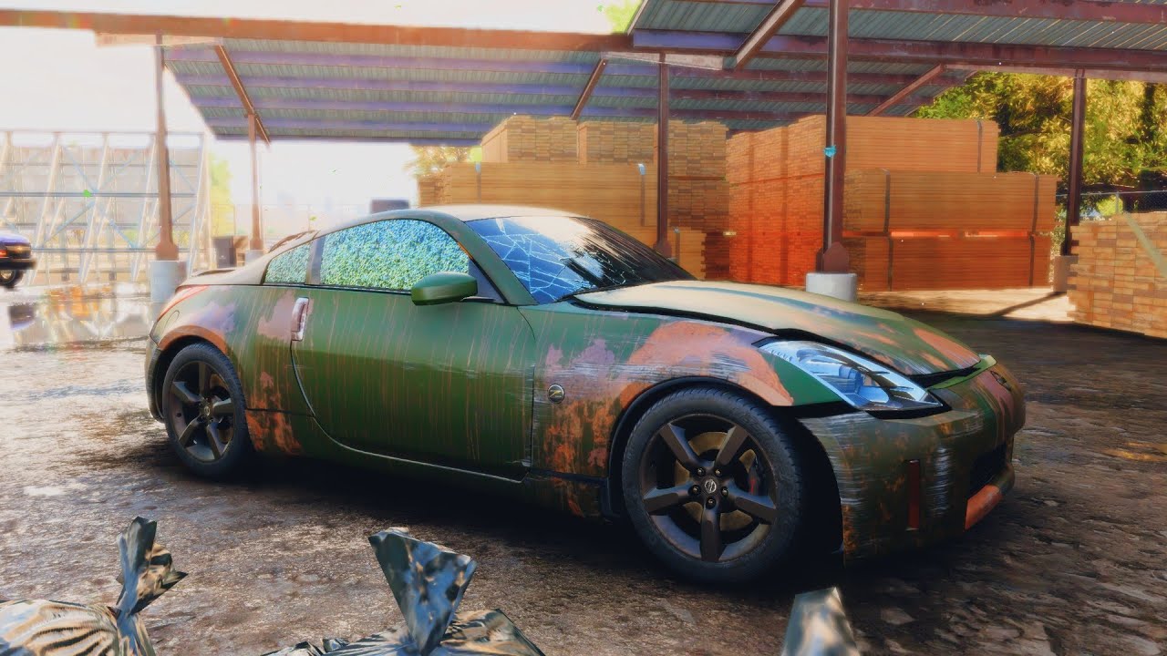 NFS UNBOUND Rebuilding a NISSAN 350z Underground LOGITECH G29 gameplay
