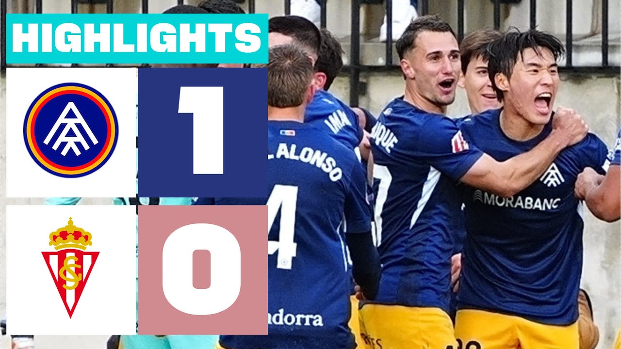 FC ANDORRA 1 - 0 REAL SPORTING | RESUMEN LALIGA HYPERMOTION