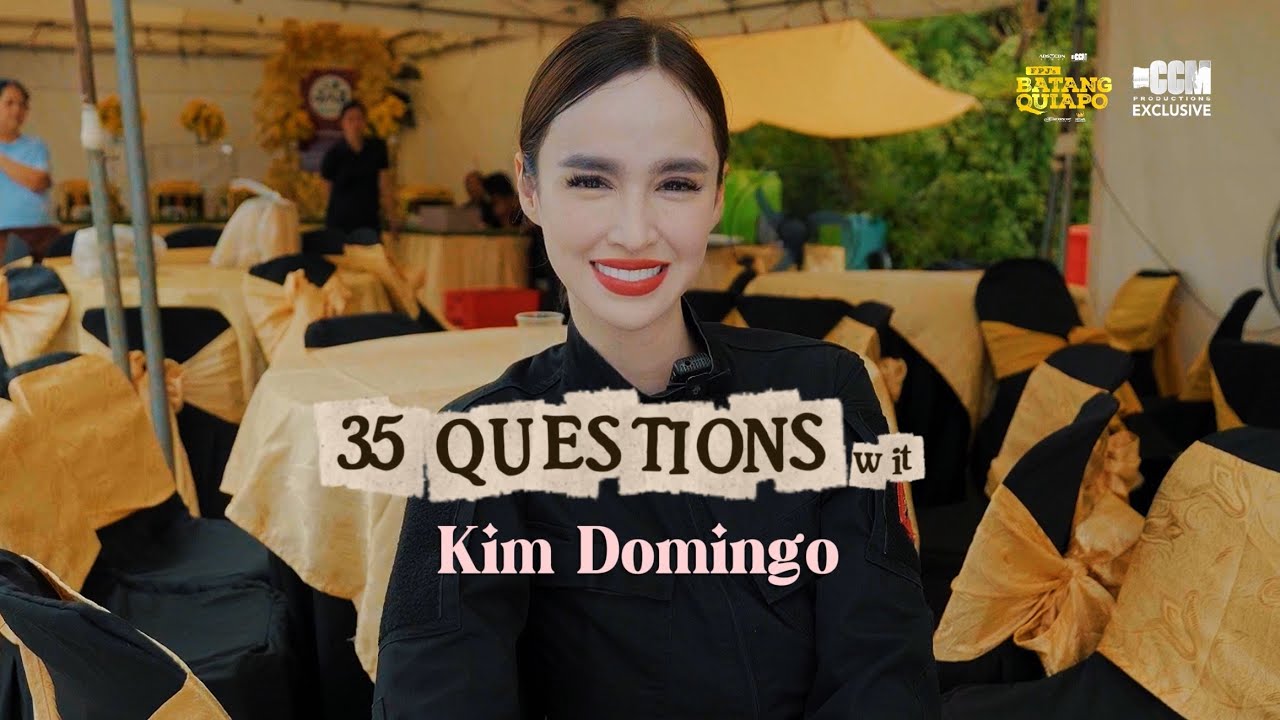 35 Questions with Kim Domingo sa set ng Batang Quiapo | CCM Exclusives