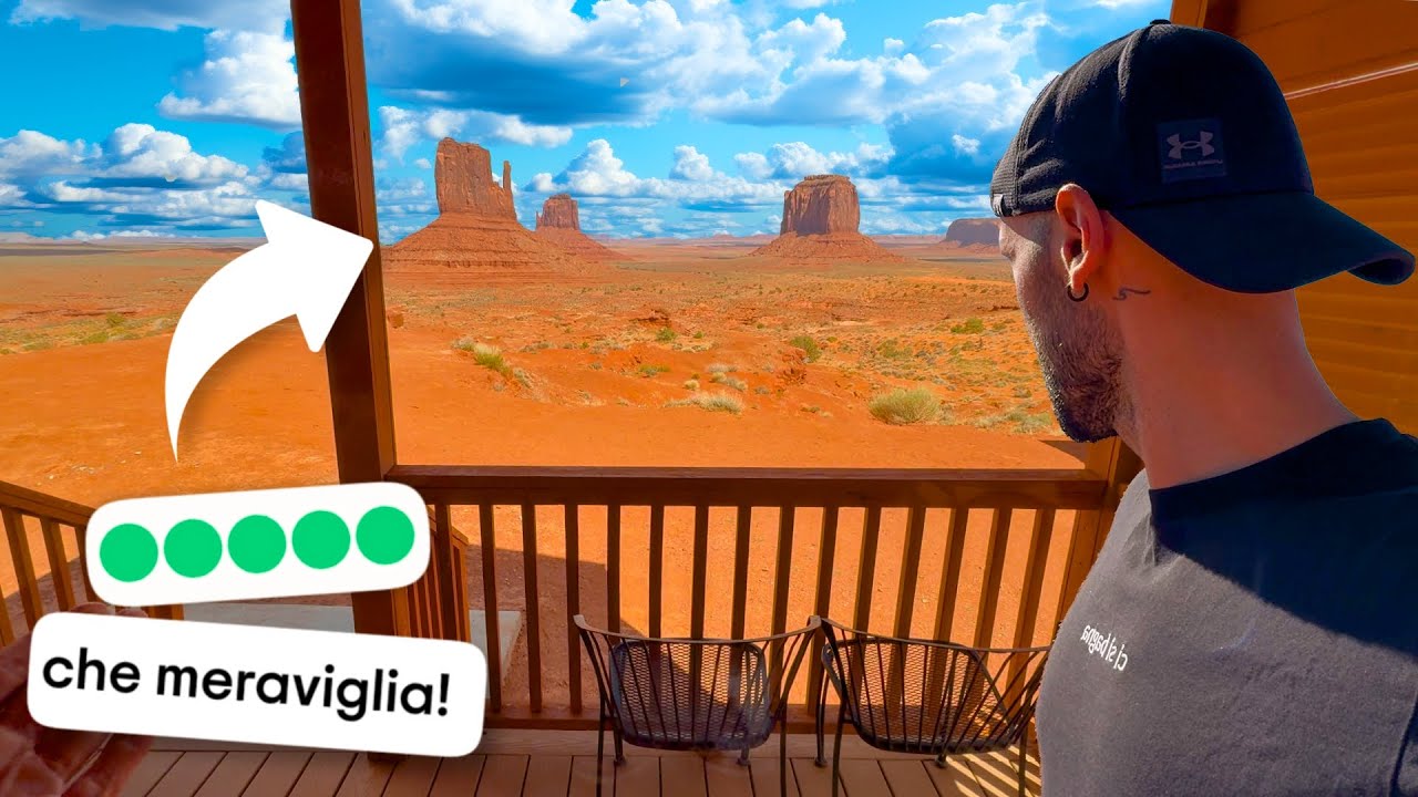 DORMIAMO NELL'HOTEL con la MIGLIOR VISTA AL MONDO 🇺🇸 - Monument Valley