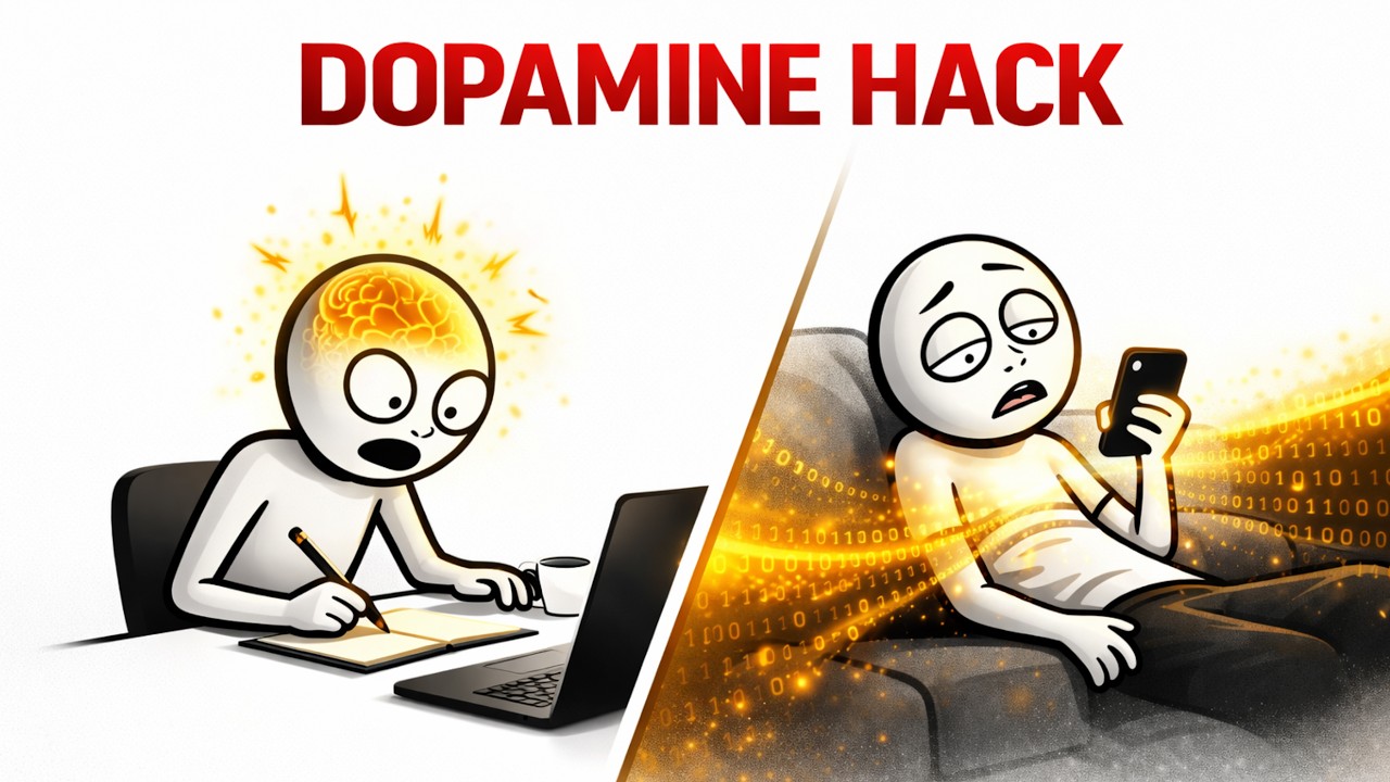 Why Hard Work Feels Impossible for You (7 Dopamine Tricks)
