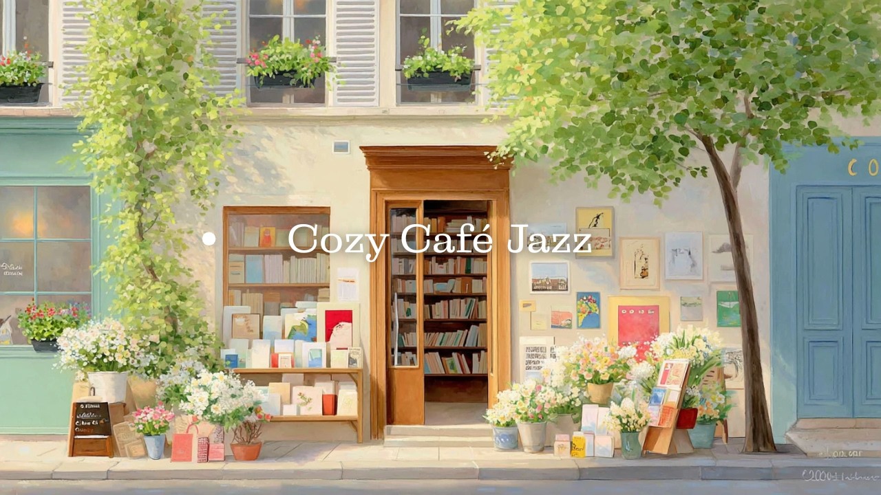 Warm Bookstore Jazz ☕ Piano & Soft Female Vocal for Focus