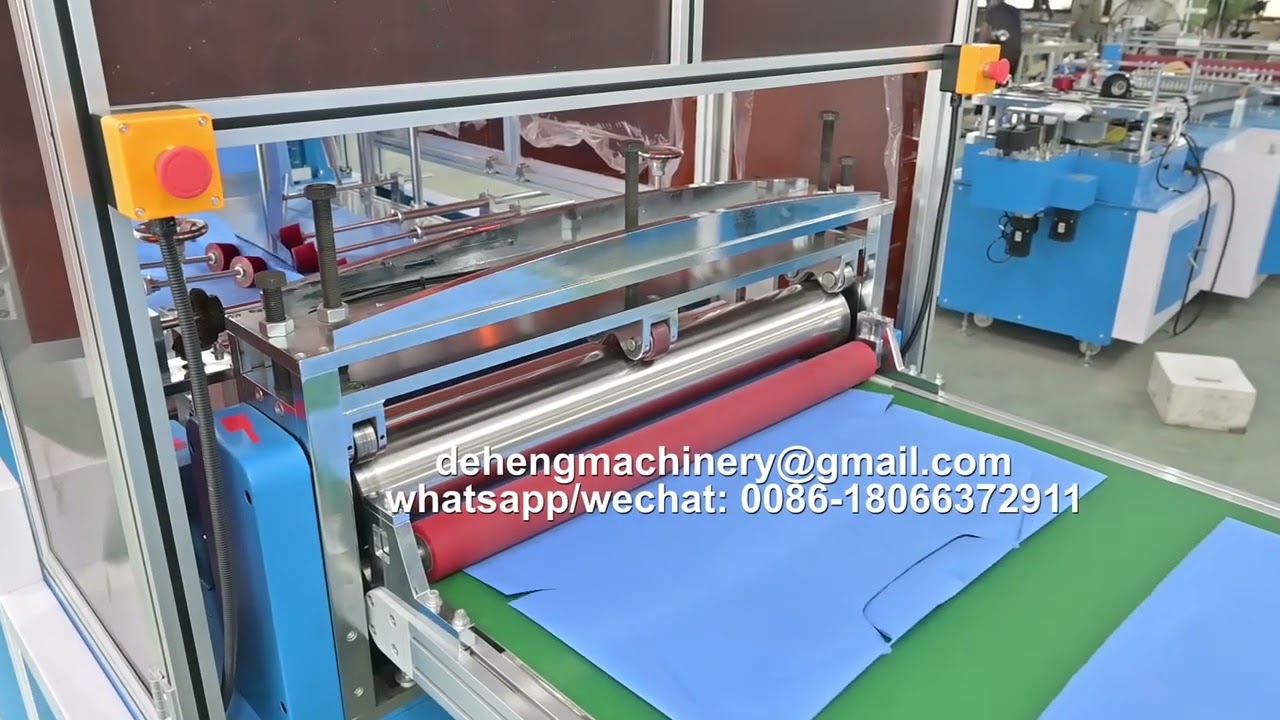 surgical gown making machine with auto collection