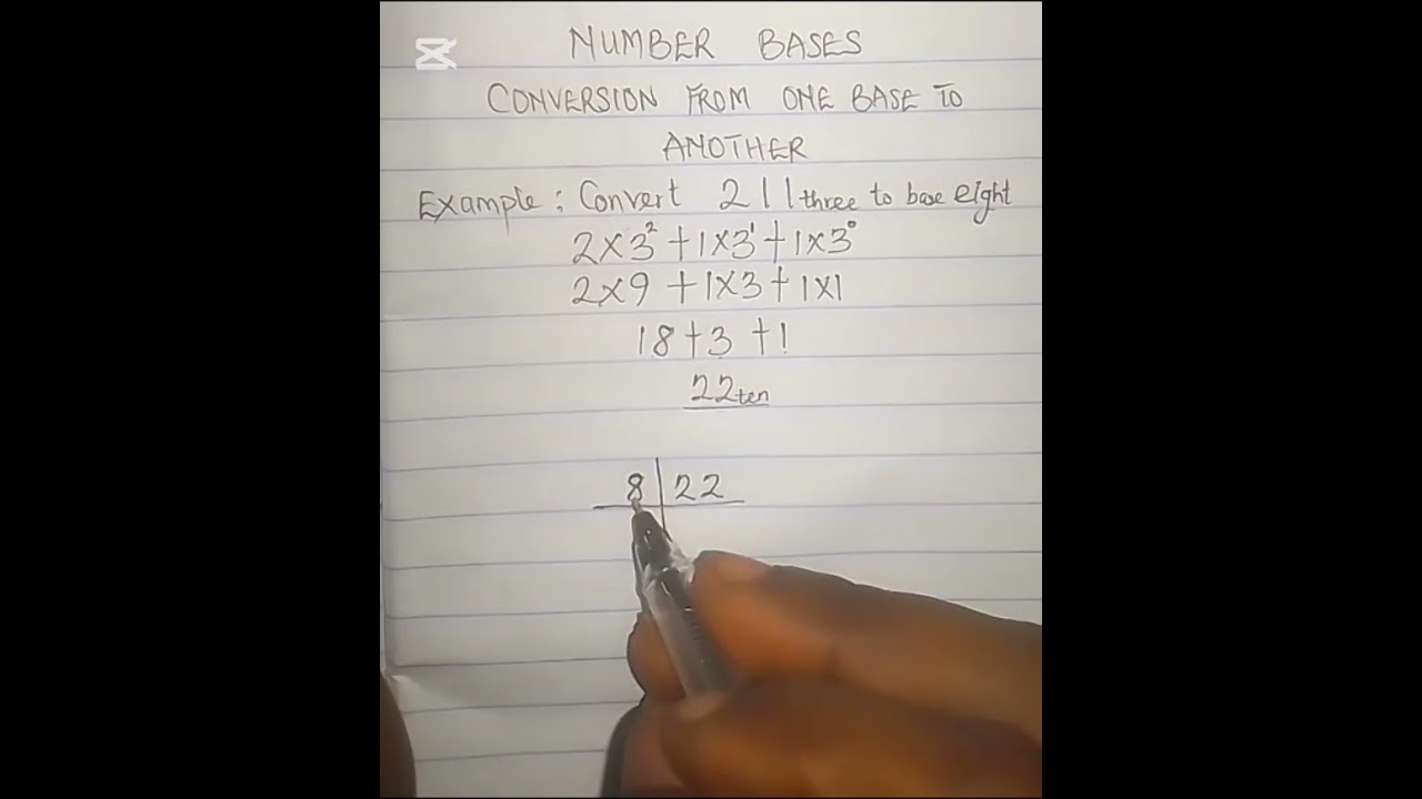 Number Bases Explained: Conversion from one base to another