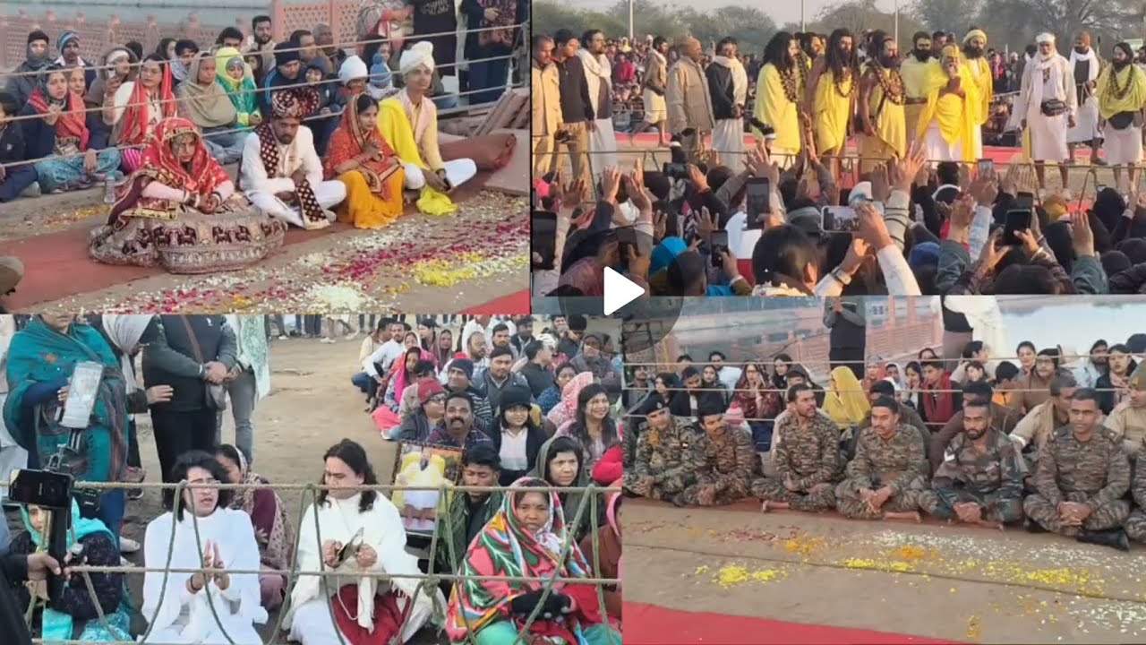 6/02/26#shripremanandjimaharajनवविवाहितजोड़े ने किए पूज्यश्रीप्रेमानंदजीमहाराज केदर्शन की फुल वीडियो
