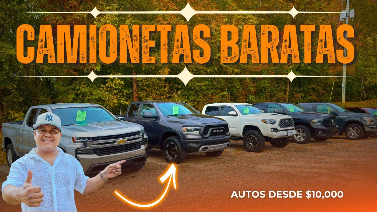 ‼️AQUÍ están Las CAMIONETAS MÁS BARATAS de USA 2025 ¿QUÉ TAN BARATA ESTÁN?‼️