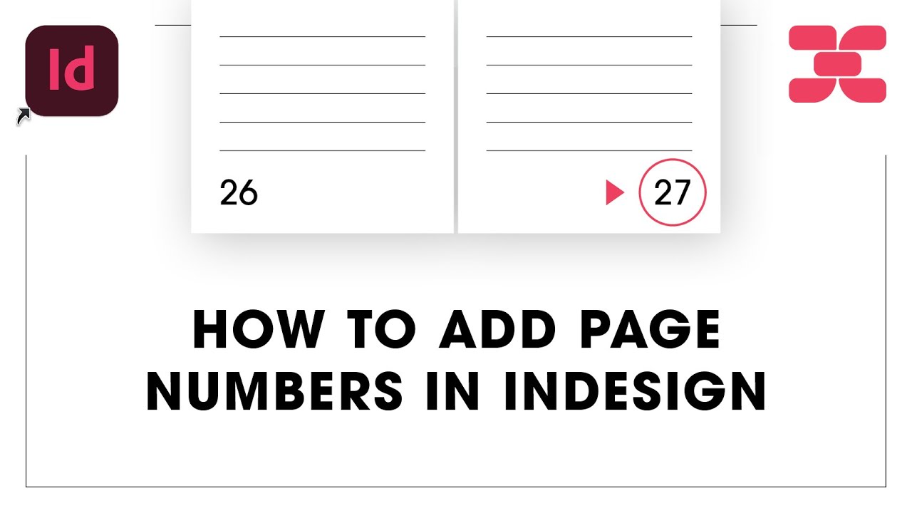 How to quickly add page numbers in an InDesign document (Quick & Easy Tutorial!)
