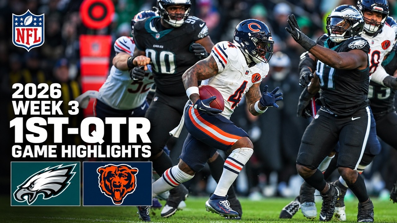 Philadelphia Eagles vs Chicago Bears MNF Game Highlights 1st-Qtr | Sep 28, 2026 NFL Week 3