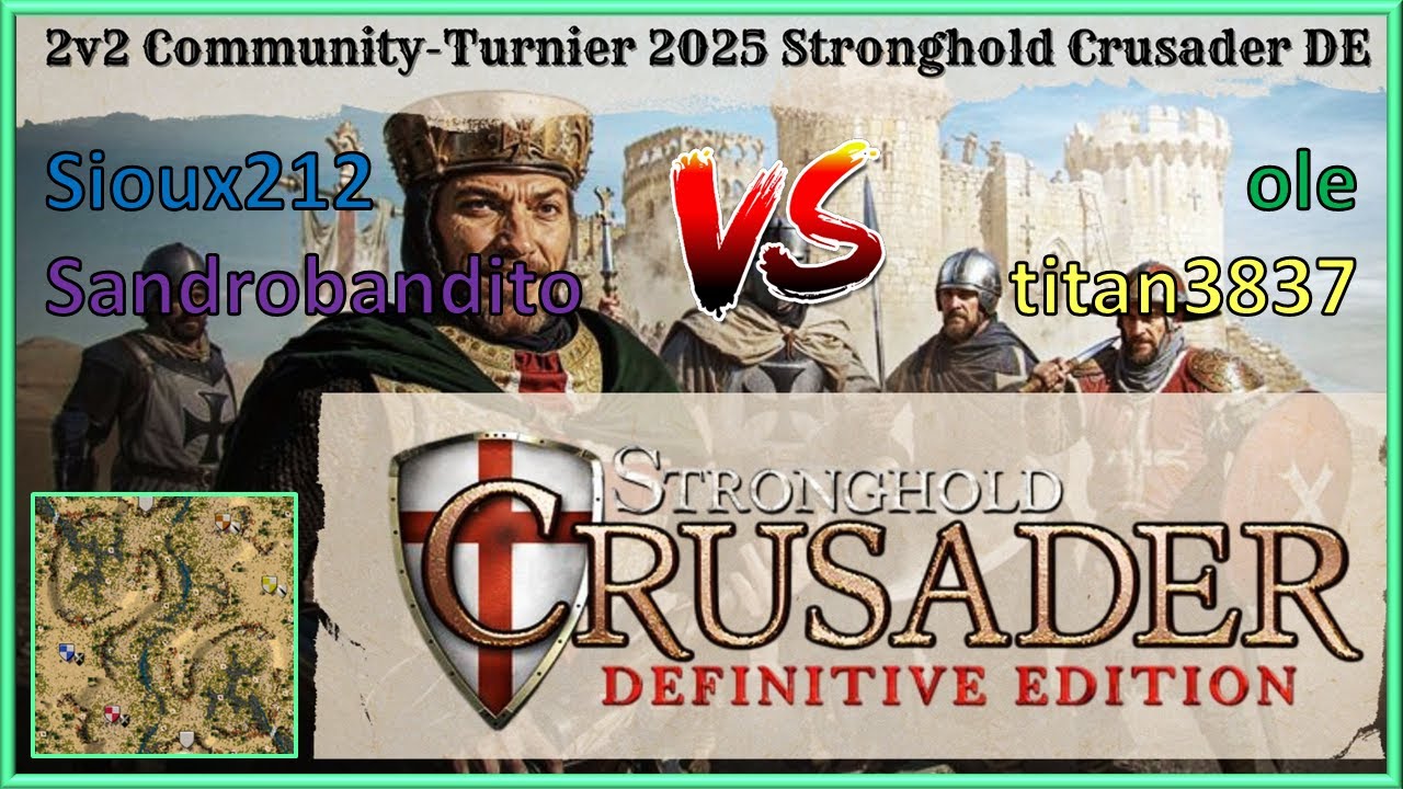 Runde 4 ⚔ 2v2 Community-Turnier DE 2025 🏆 Sioux212 & Sandrobandito 🆚 ole & titan3837