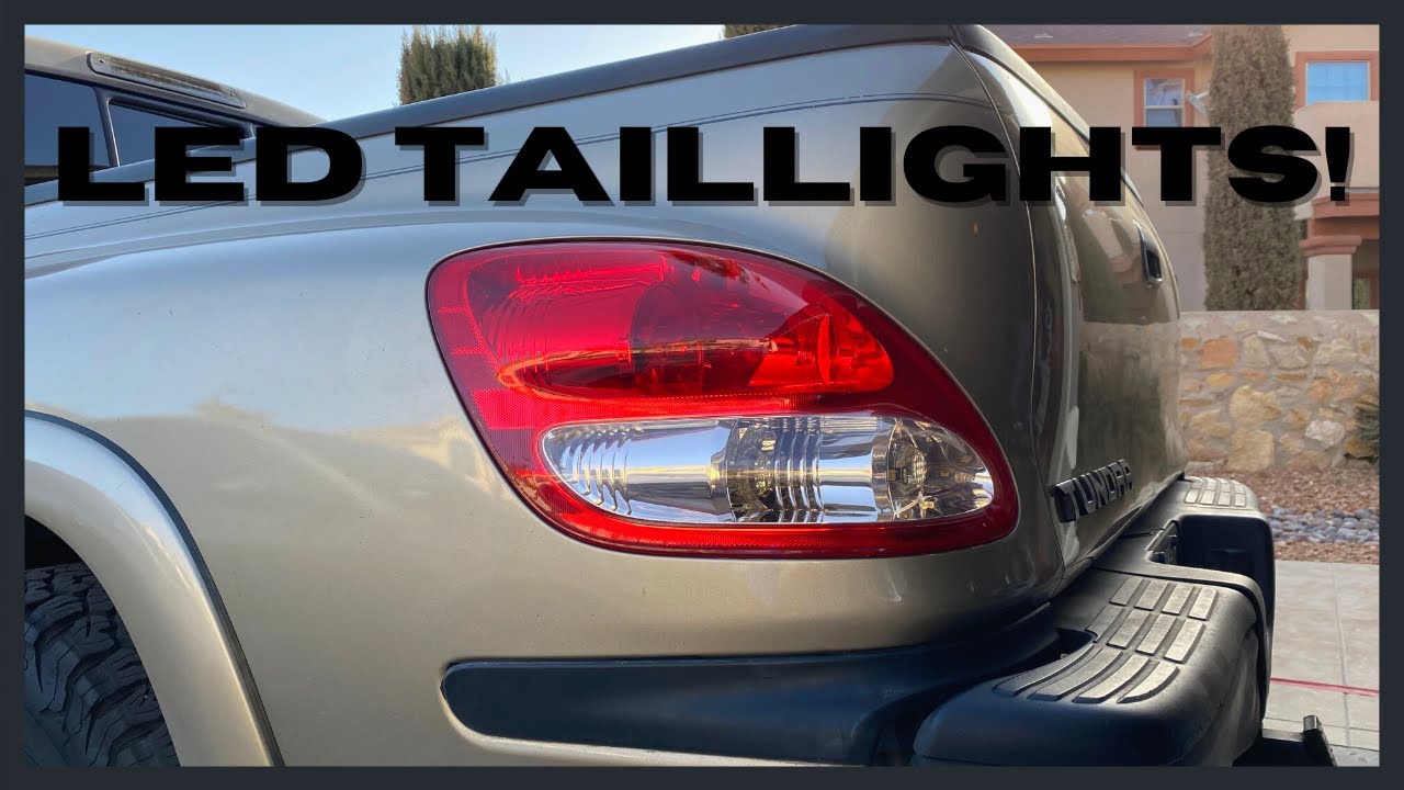 HOW TO DO LED TAILLIGHTS 1ST GEN TUNDRA| 2003 TUNDRA