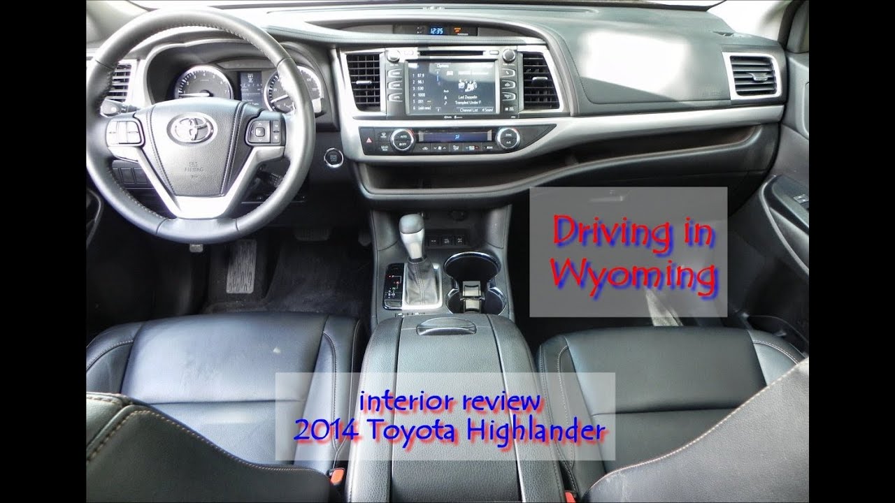2014 Toyota Highlander interior review
