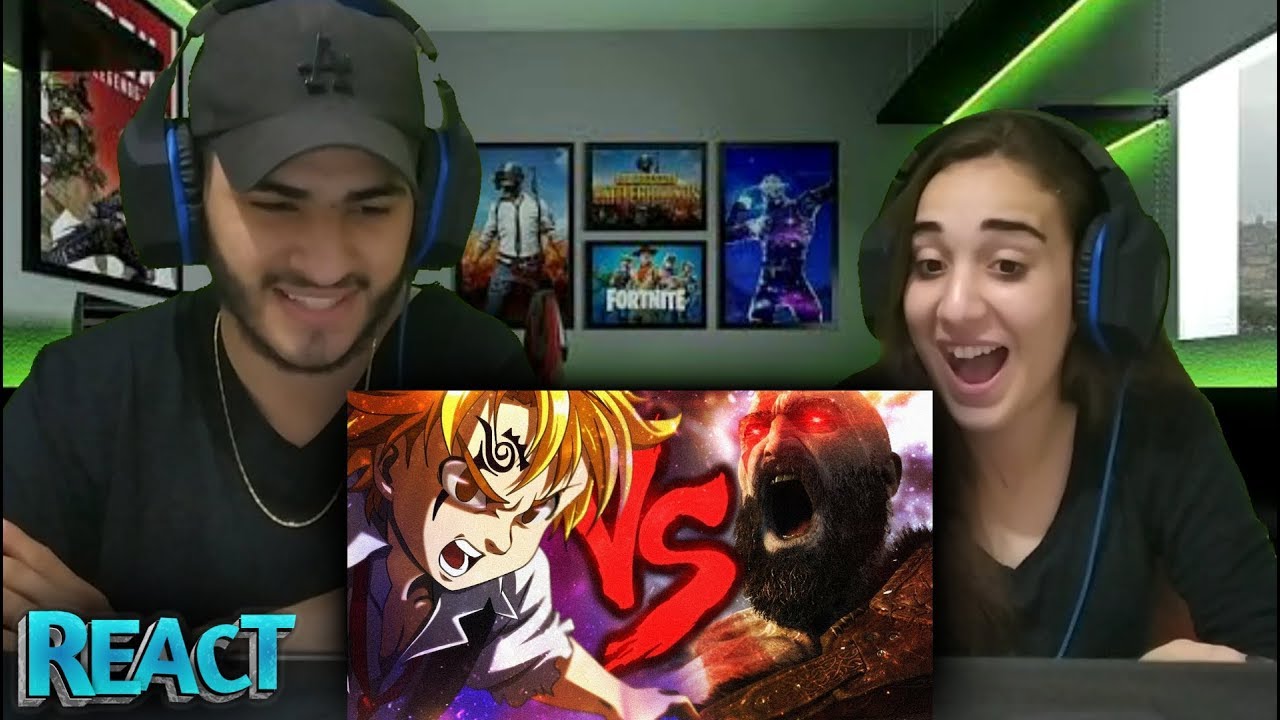 REACT - Kratos VS. Meliodas | Duelo de Titãs - 7 minutoz