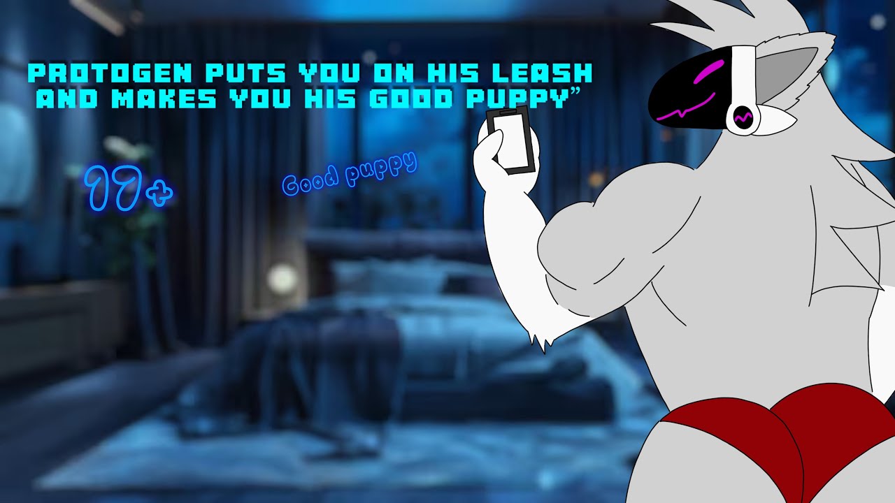 {FURRY ASMR} Protogen puts you on his leash and makes you his good puppy