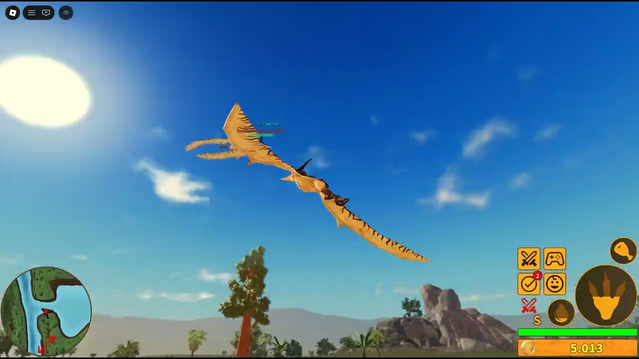 Roblox Kosing agian as a pteranodon