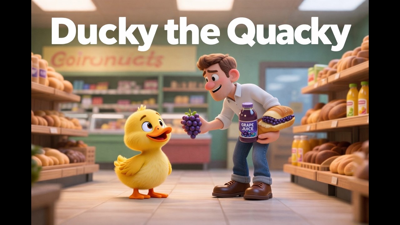 Ducky the Quacky 🦆 | Fun Quack Quack Song for Kids
