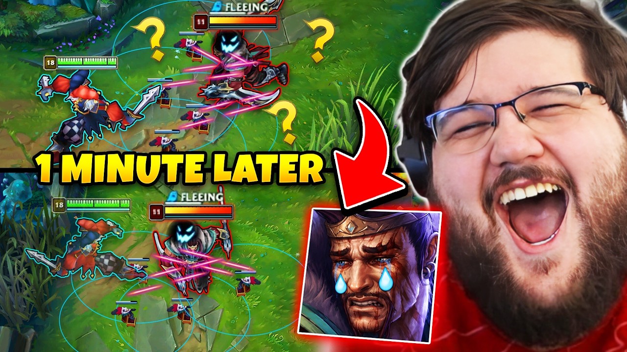 I made the Enemy Draven uninstall after this play... (HE KEPT FALLING FOR IT)