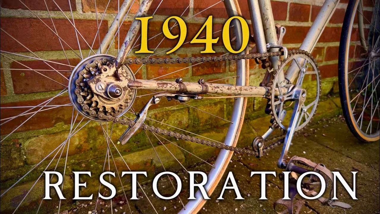 I Restored a 1940 Ganna Bicycle &ndash; 80 Years of Rust Brought Back to Life