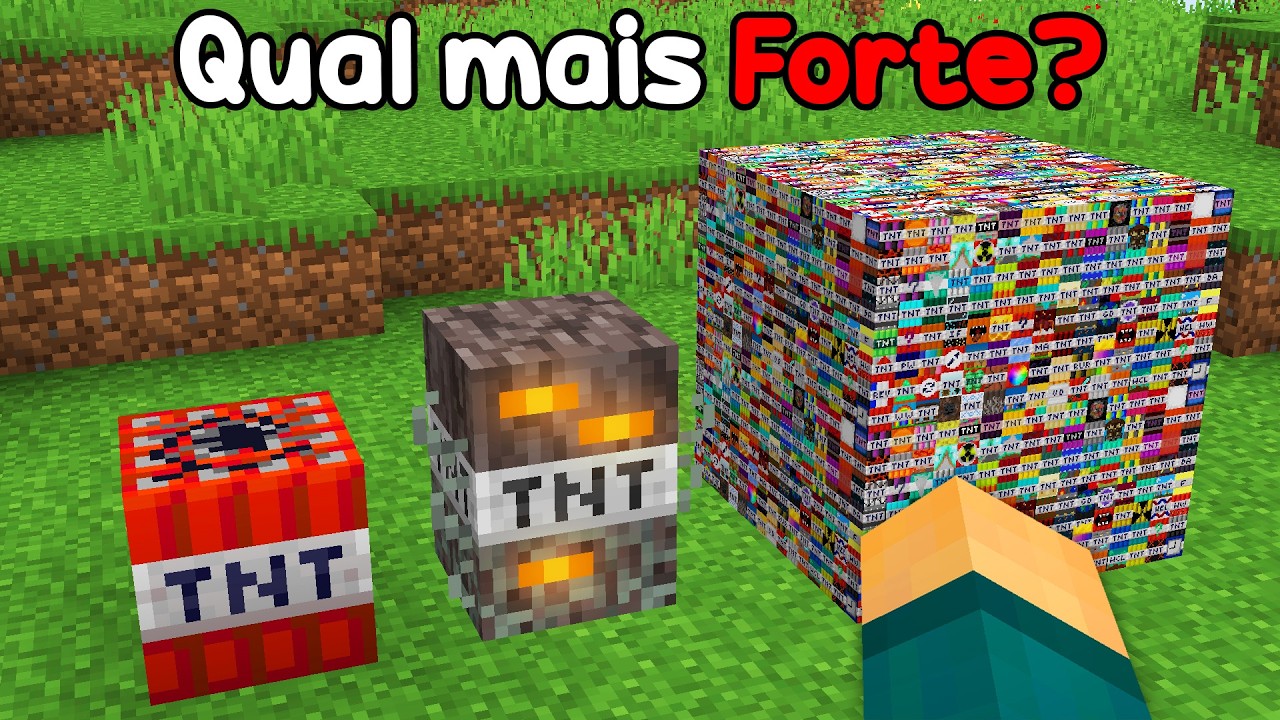 Qual TNT é mais FORTE do Minecraft ?