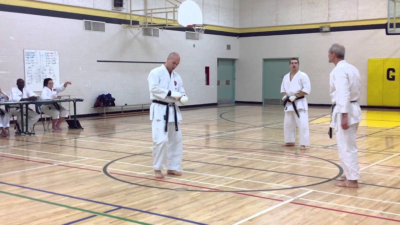 IKD Shotokan Sandan Black Belt Testing Freestyle Kumite | Shihan Maureen Woon-a-tai 2012