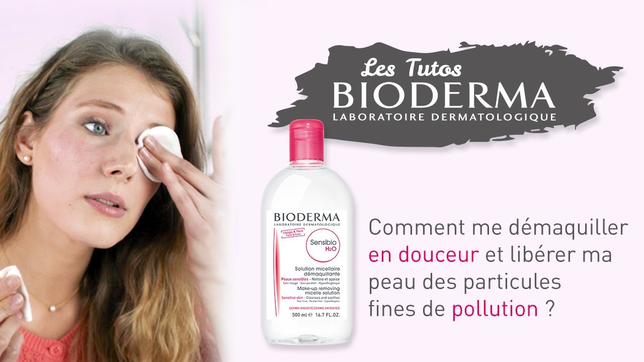 Tout sur l’eau micellaire Sensibio H2O : les tutos BIODERMA