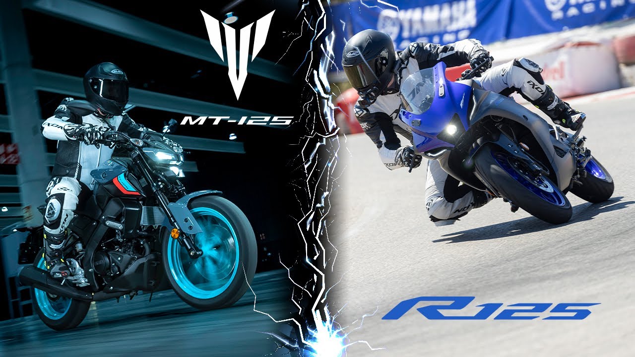 TEST: YAMAHA R125 + MT-125 2023 (VLOG) - le plein de FUN sur route et circuit à Barcelone