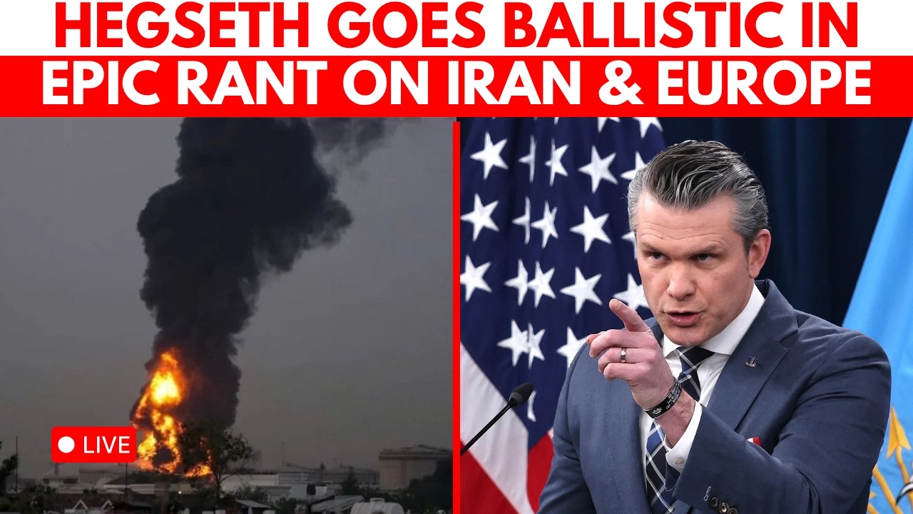 LIVE Pentagon Briefing | Hegseth Slams Media, Europe Amid Iran War Escalation | US IRAN WAR