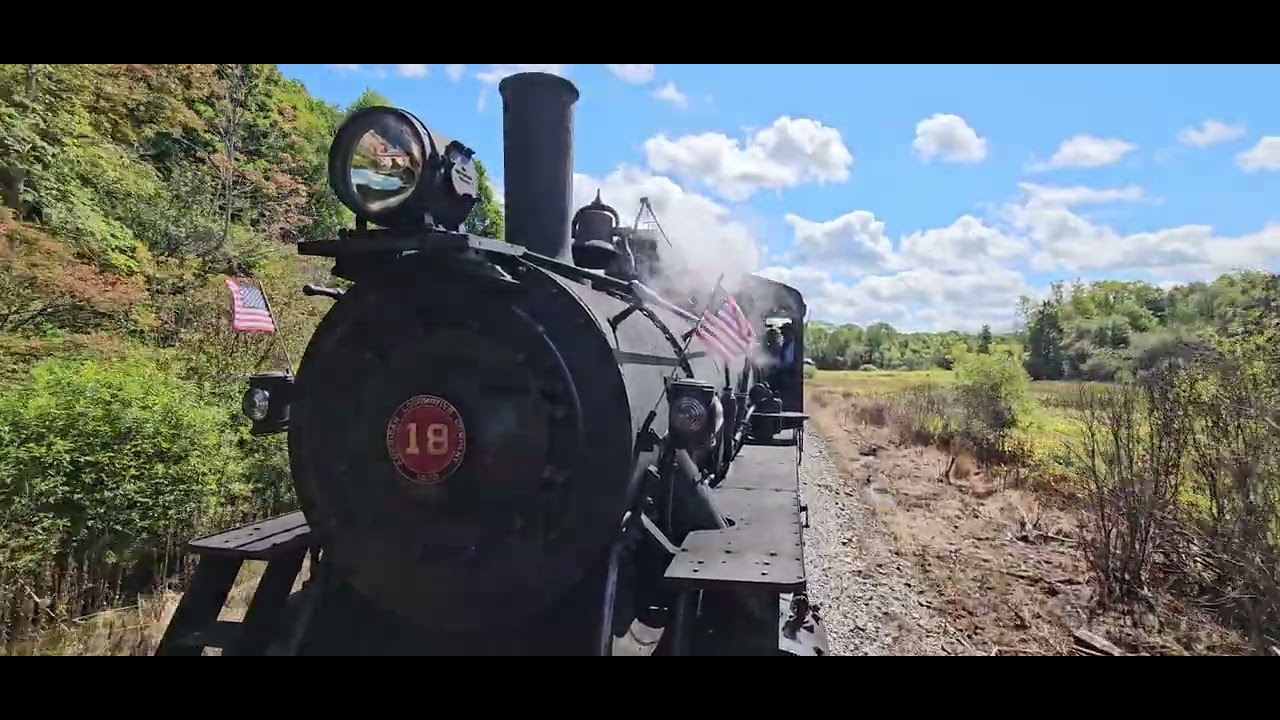 RDMVTL 41,922 ~ 9 7 2025 99 MY AMERICA 🇺🇸 250TH TOUR A&ARR STEAM TRAIN SB 🚂 @ ARCADE , NY
