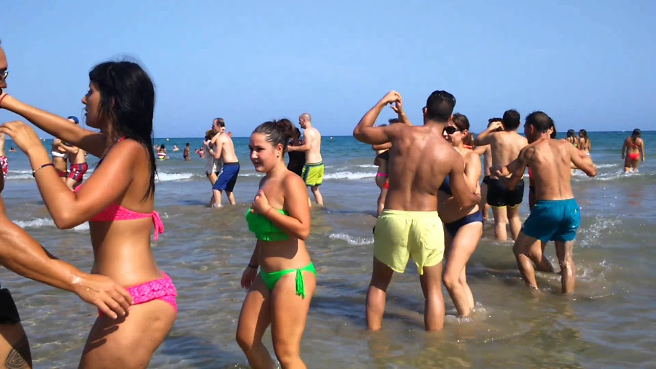 Marakeñ@s en la rueda de bachata salsa beach party III